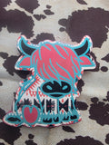 Highland Cow-Pink Apple Punch