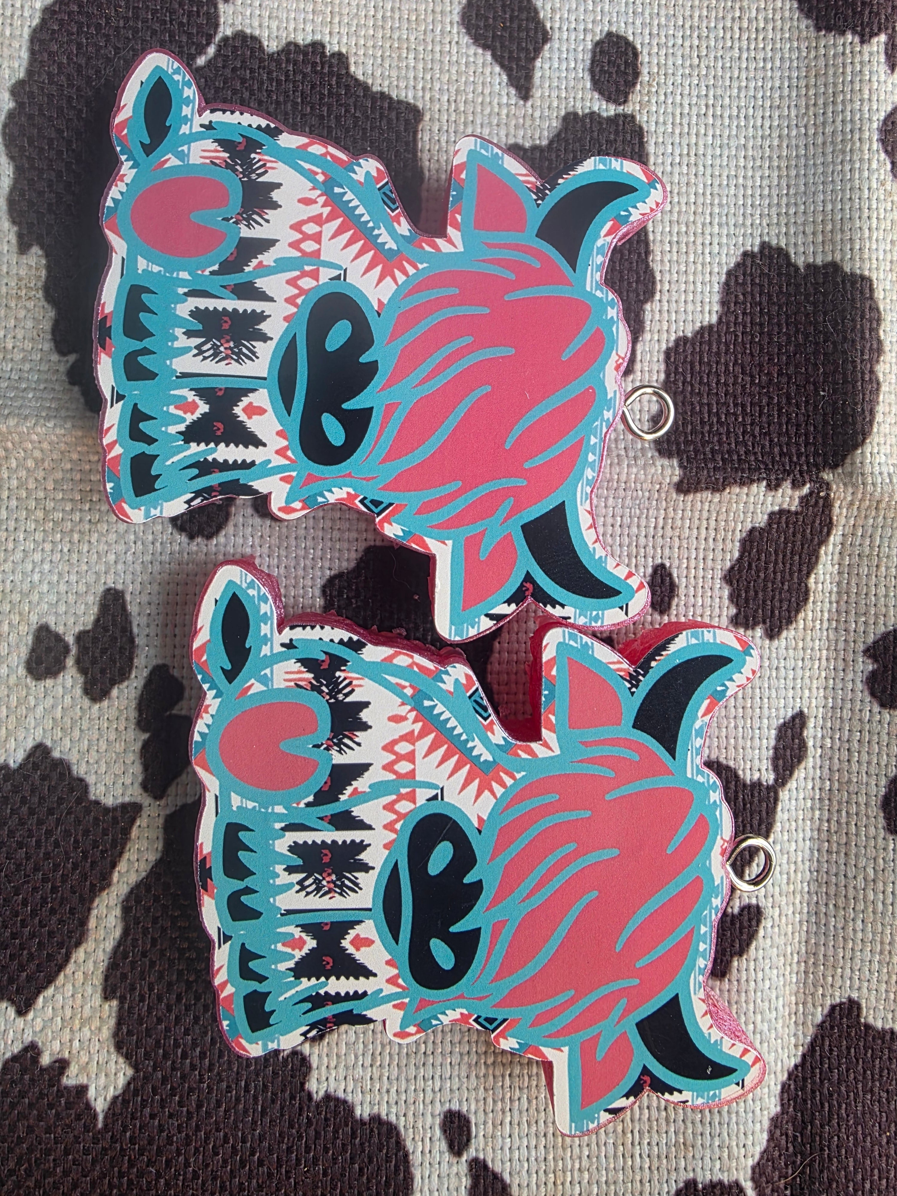 Highland Cow-Pink Apple Punch